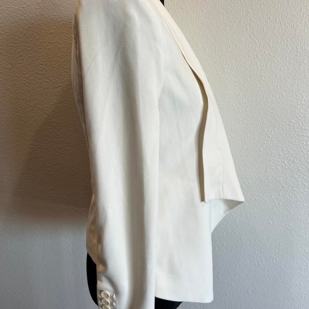 Cream BCBG Max Azria blazer with pockets XXS - Picture 4 of 6